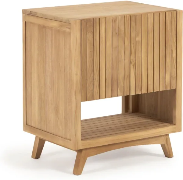 Kuveni, Bathroom cabinet, natural, H80x70x50 cm, solid wood