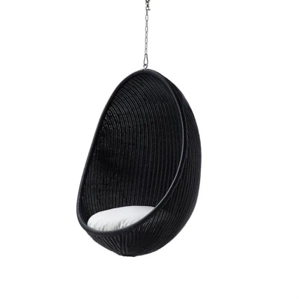 Sika Design Hanging Chair - Black - Incl. B451 Beige Cushion
