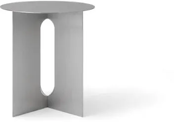 Audo Androgyne base for side table brushed steel