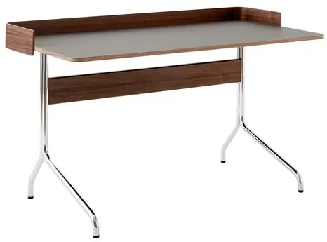 &Tradition Pavilion AV17 Desk Iron/Walnut/Chrome