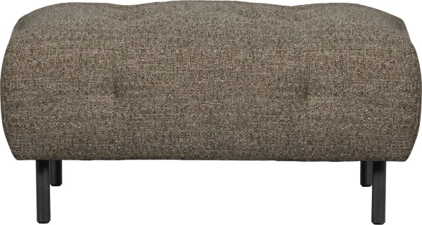 Lloyd, Pouffe, dark brown, H45x90x90 cm
