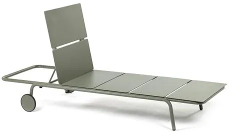 Serax August Sun Lounger Eucalyptus Green
