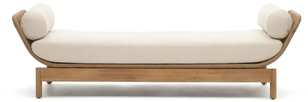 Catalina, Outdoor lounge chair, natural, solid wood