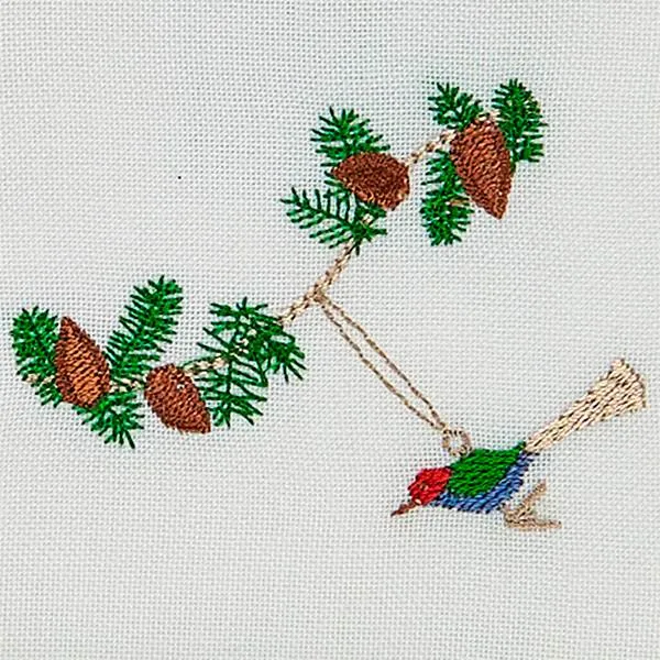 Langkilde & Søn - Christmas napkin with bird