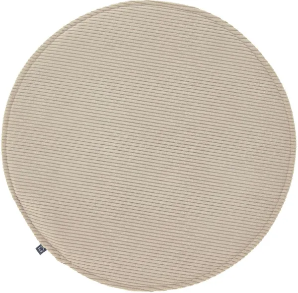 Sora, Dining chair seat cushion, beige, H2.5x35x35 cm
