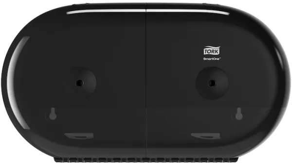 Tork SmartOne T9 Twin, dispenser for toilet paper, black