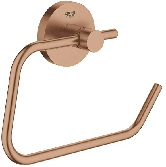 Grohe Essentials toilet roll holder, brushed warm sunset